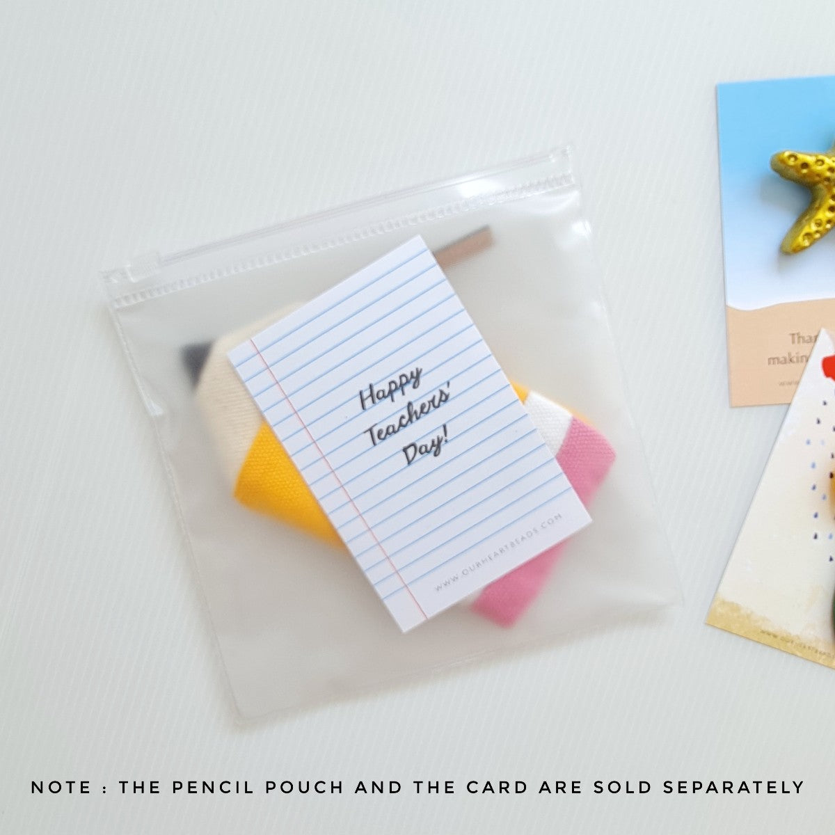 Yellow Pencil Pouch
