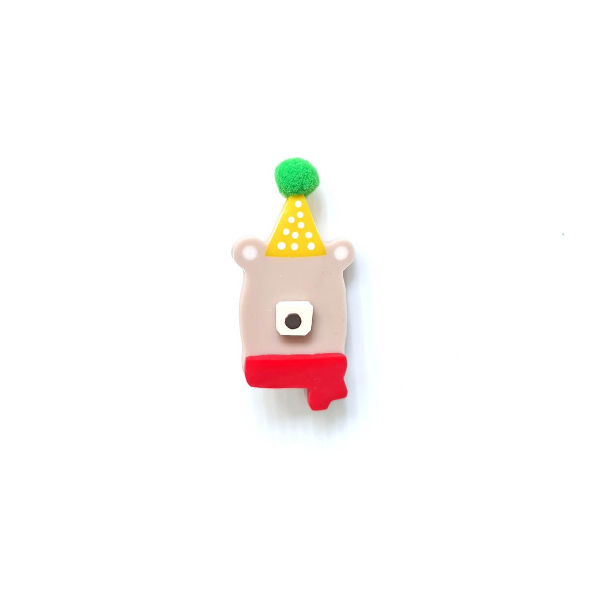 Bear Party Hat Brooch