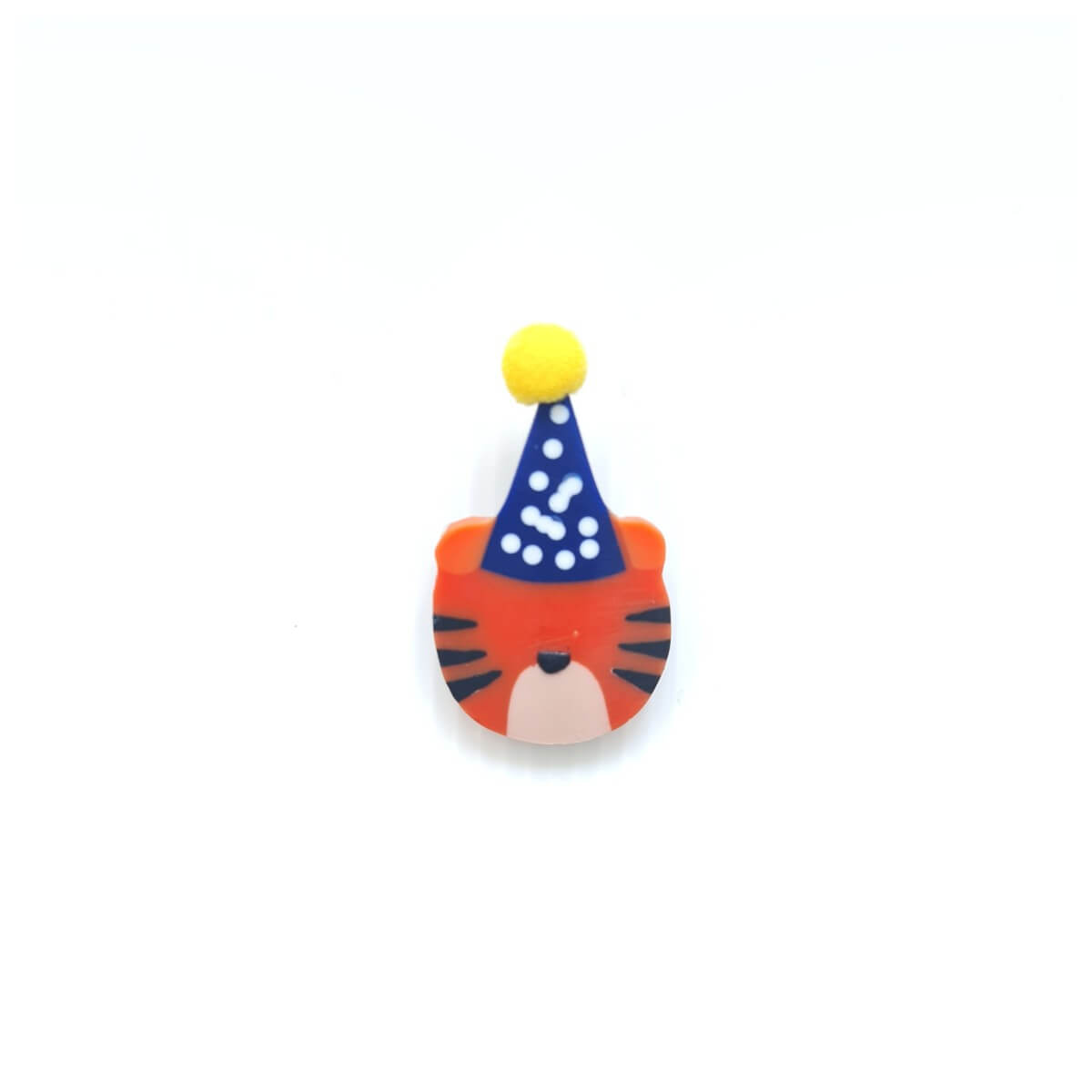 Tiger Party Hat Brooch