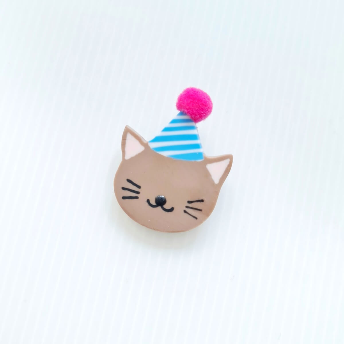 Cat Party Hat Brooch