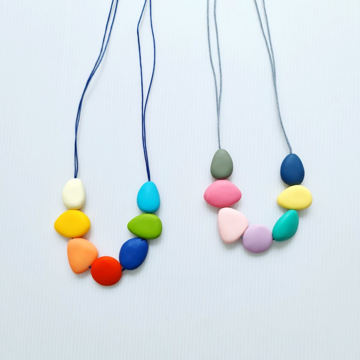 Pebbles Multicolour Summer Necklace