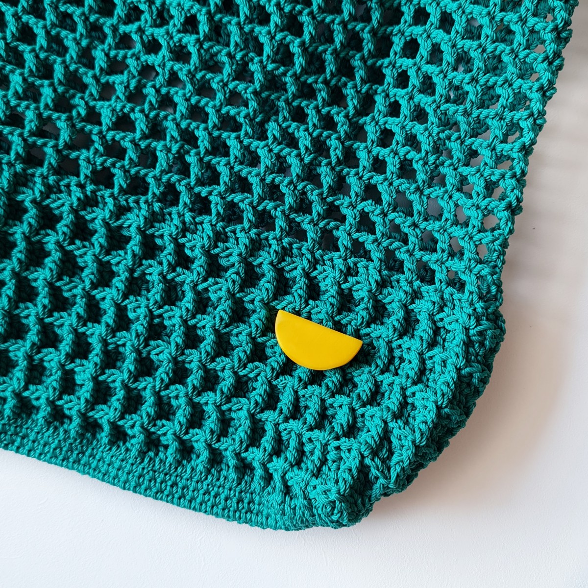 Halv Crochet Emerald Green Bag