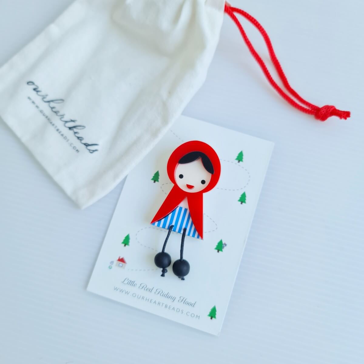 Little Red Riding Hood Brooch