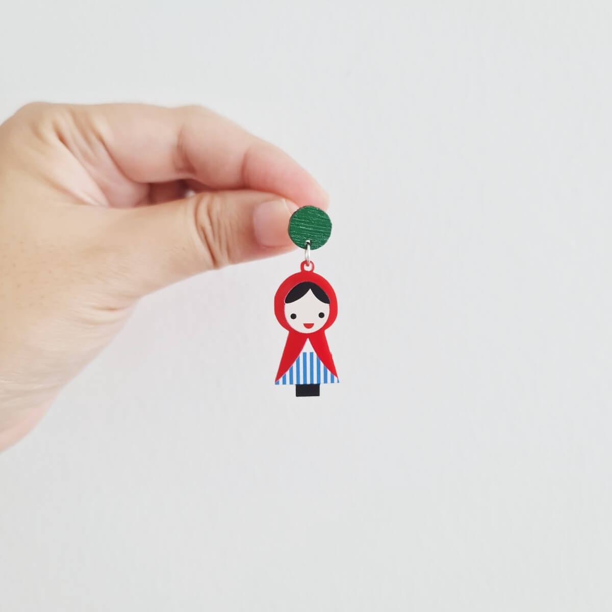 Little Red Riding Hood Earrings Set