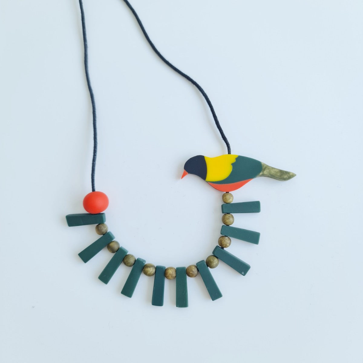 Black-naped Oriole Bird Necklace