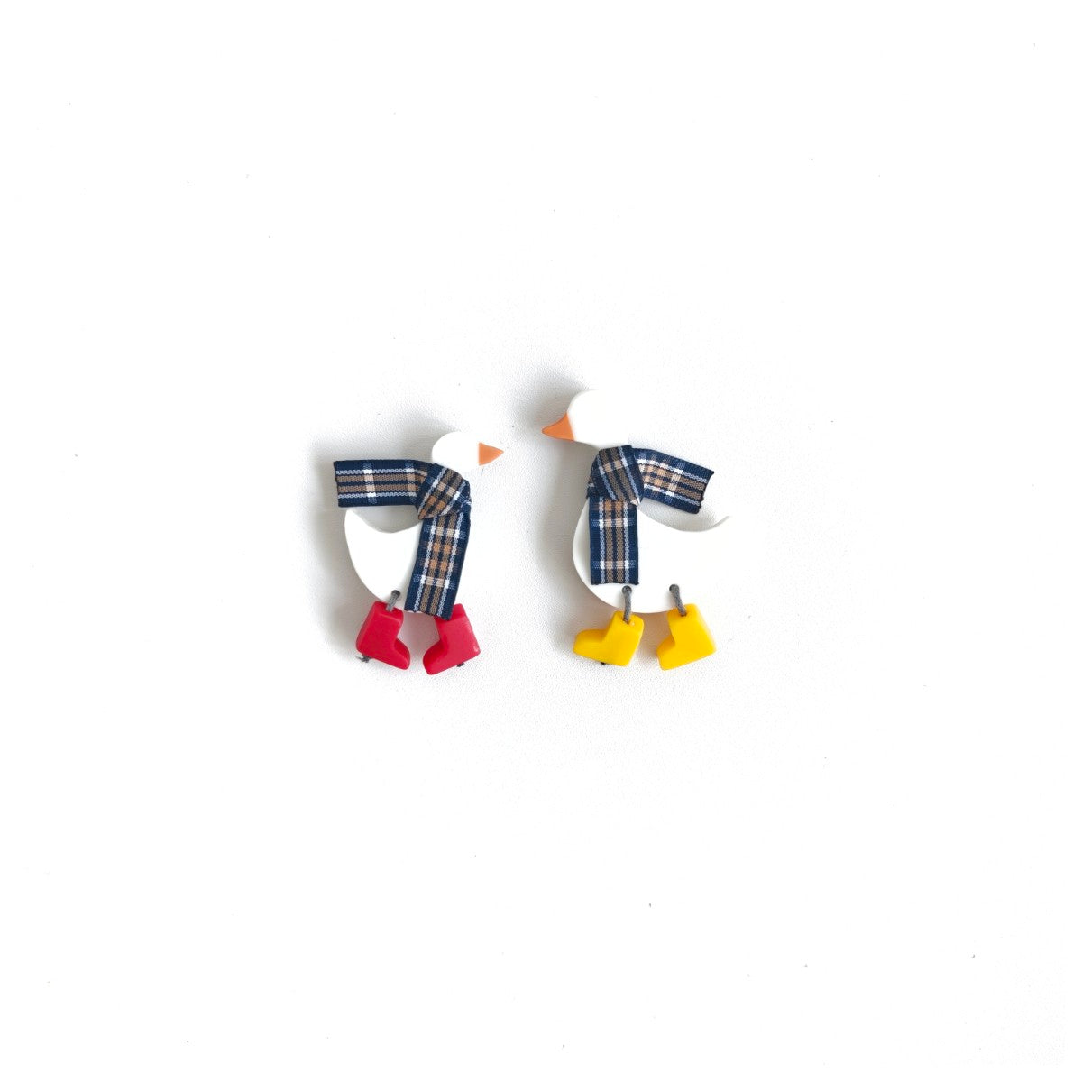 Mama Duck and Baby Duck Brooch