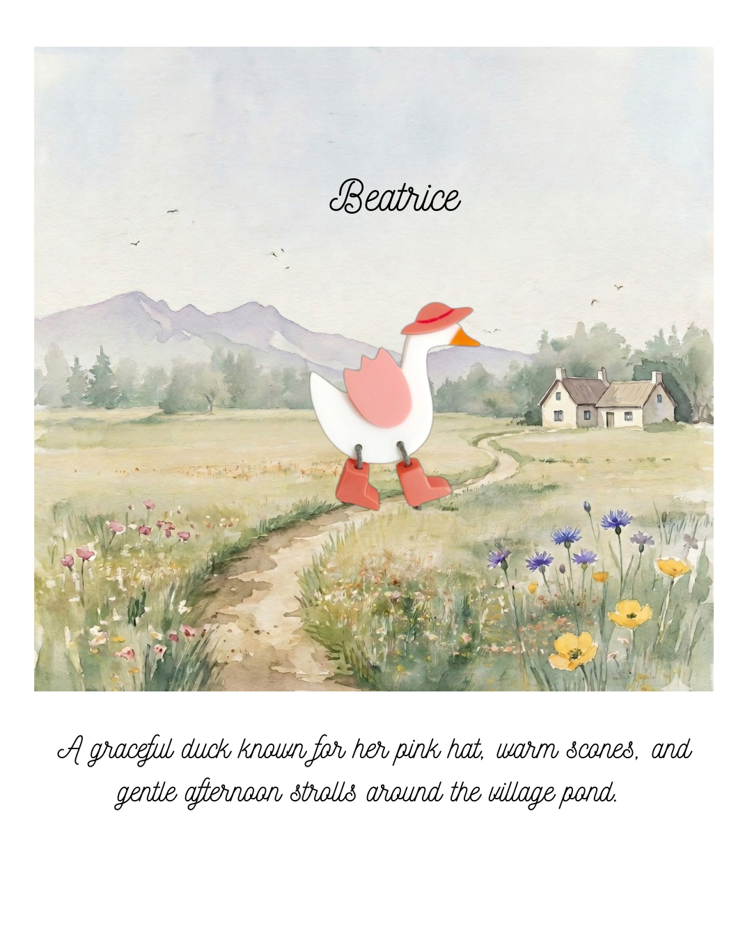Beatrice Duck Brooch