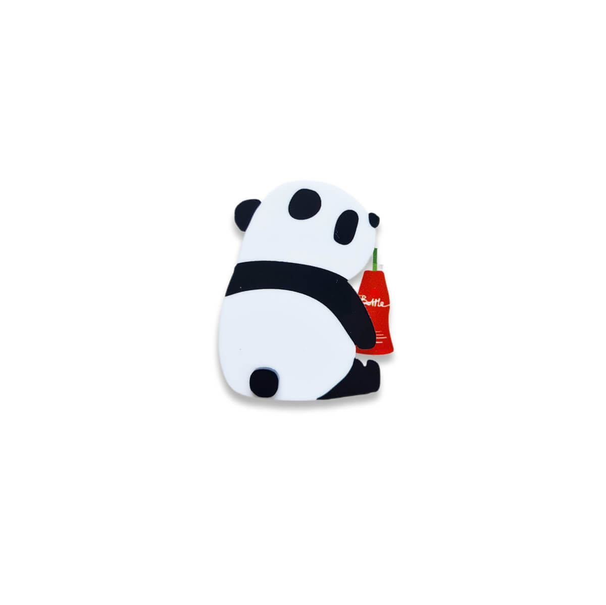 Panda Teh Bottle Brooch