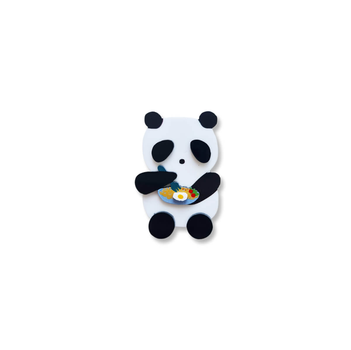 Panda Mie Goreng Brooch