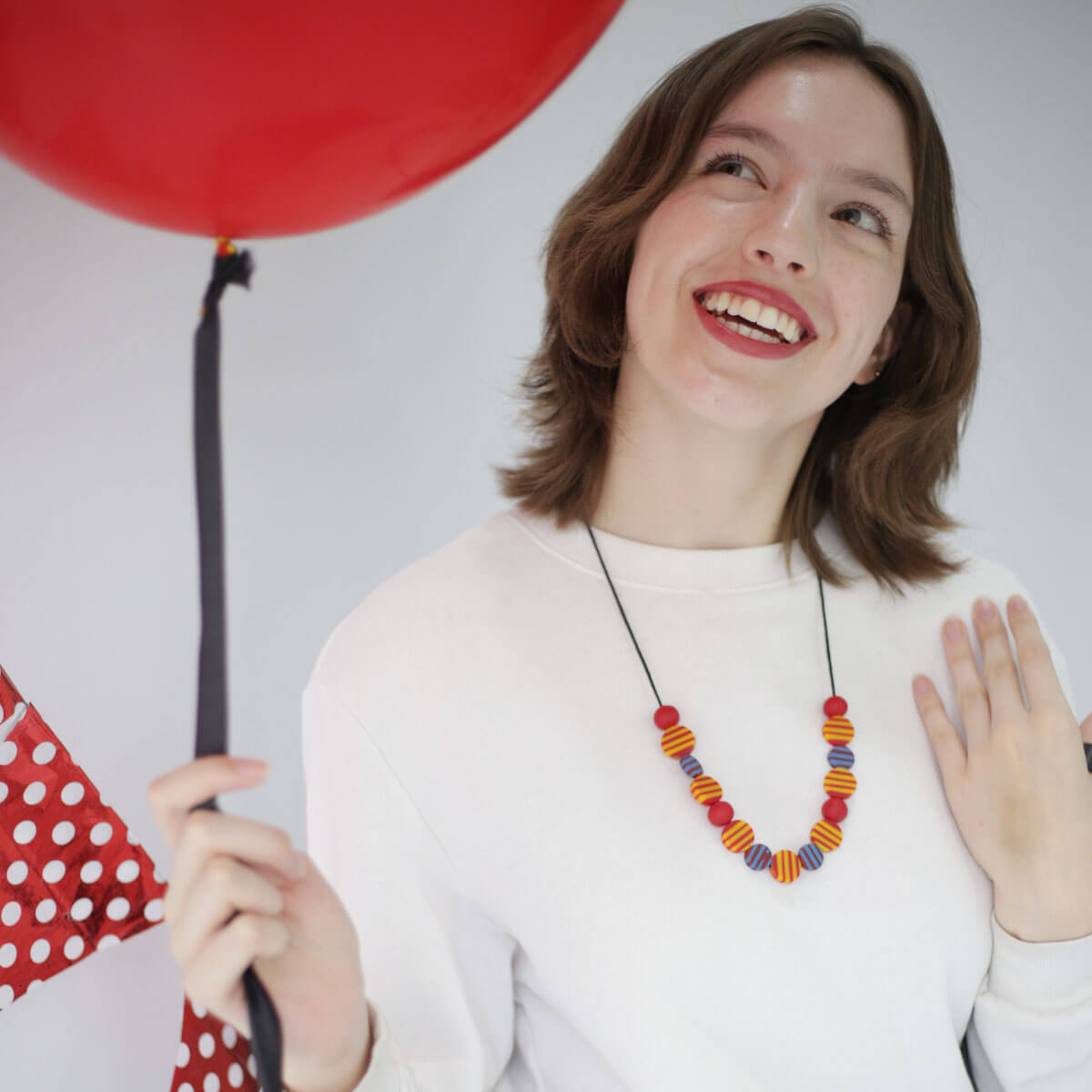 Circus Stripes Necklace