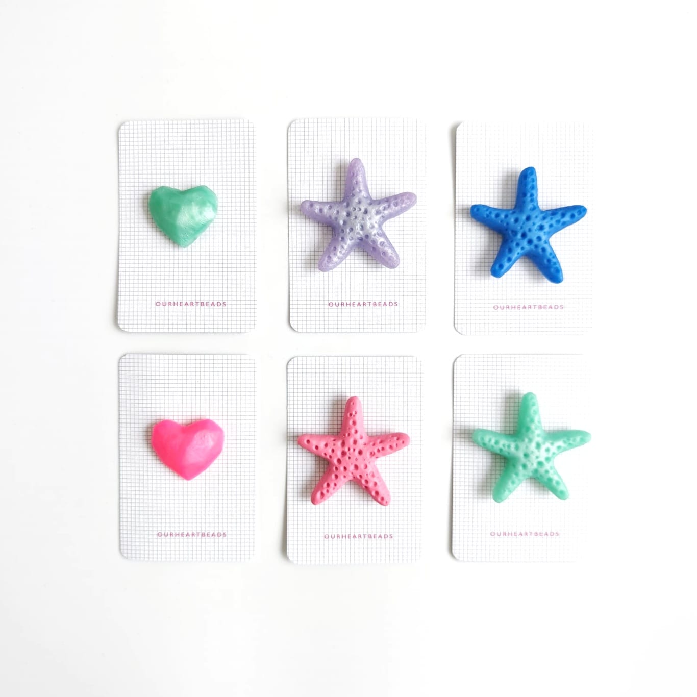 Bundle of 6 - Teachers' Day Starfish and Heart Bundle