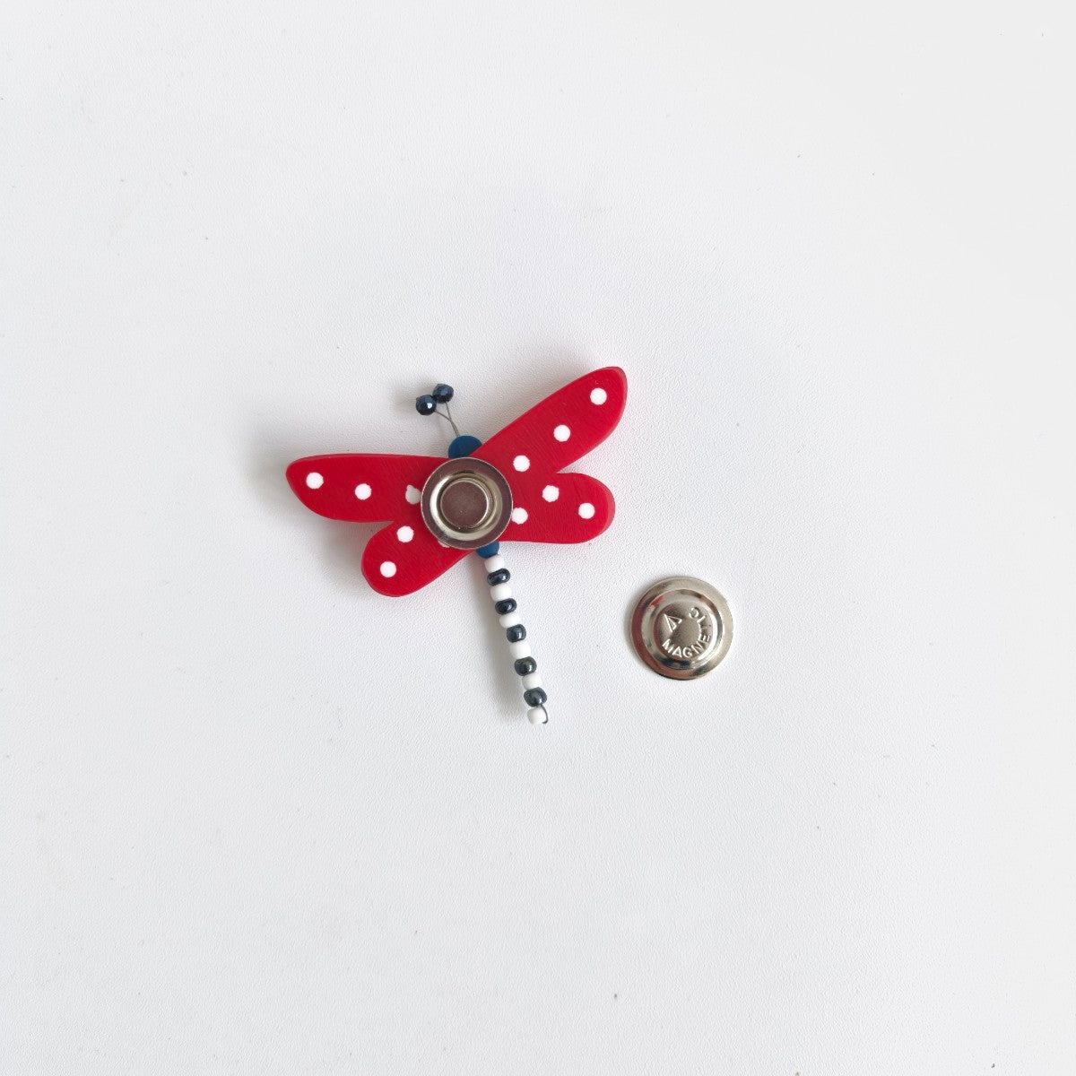 Red Dragonfly Brooch