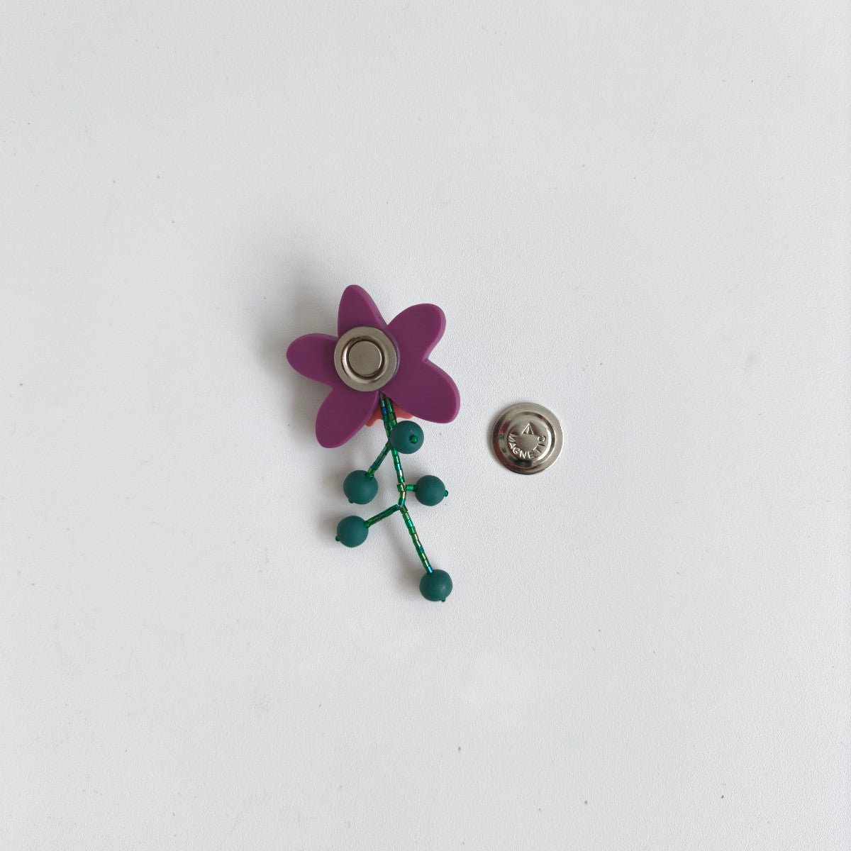 Orchid Purple Brooch