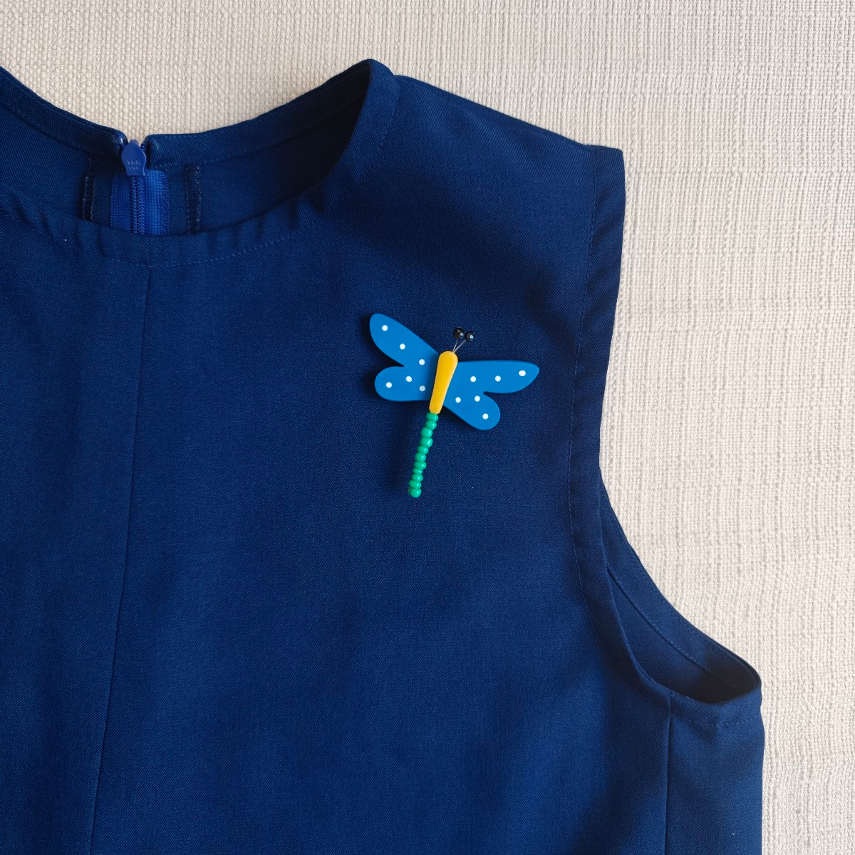 Blue Dragonfly Brooch
