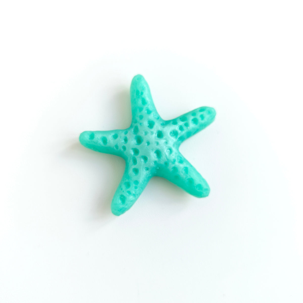Starfish Metalic Mint Brooch