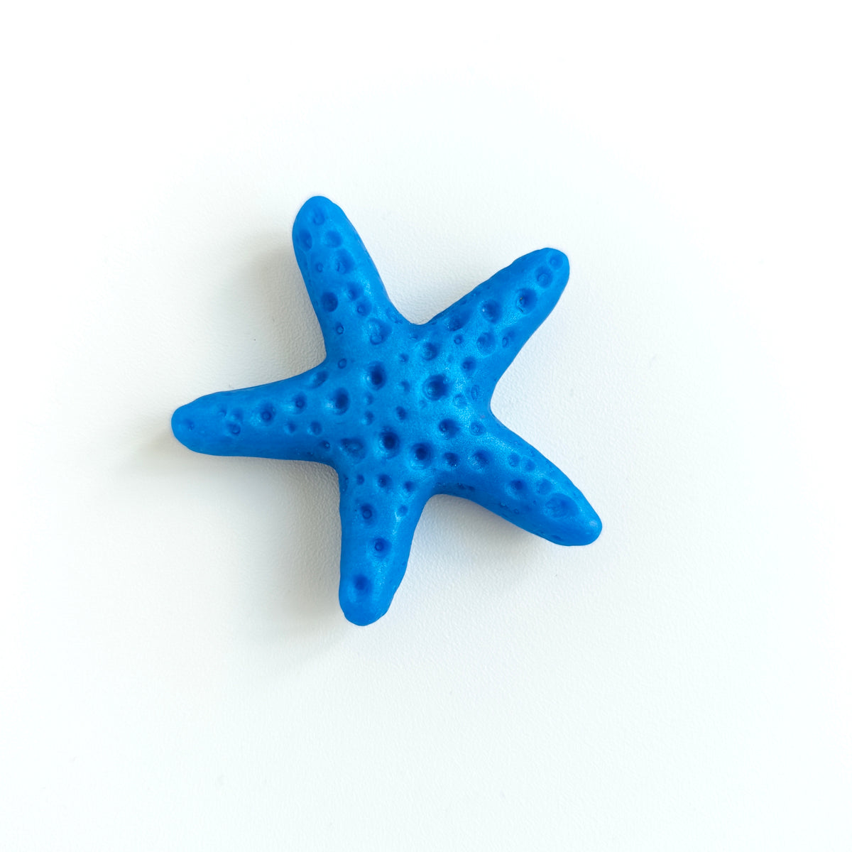 Starfish Metalic Blue Brooch