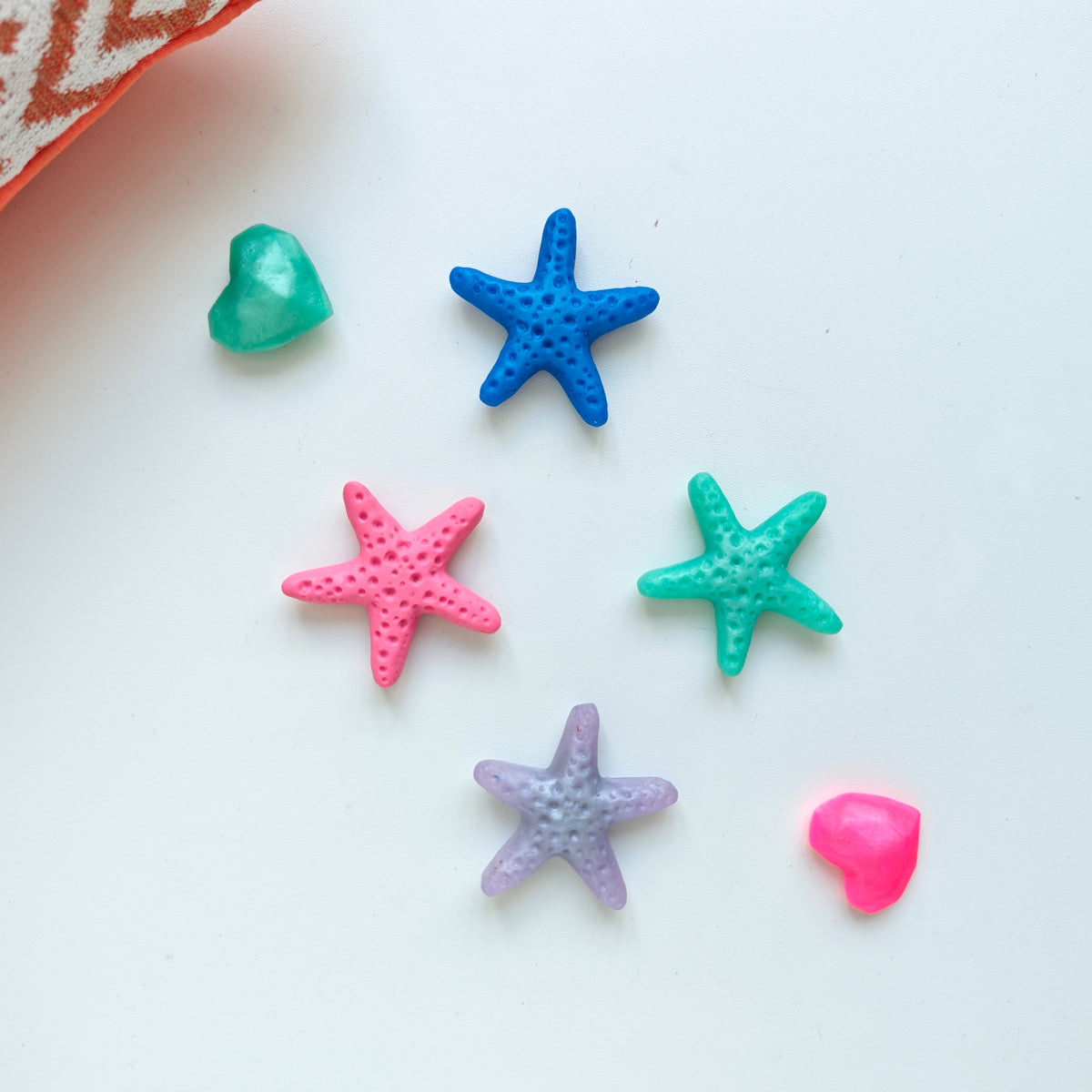 Bundle of 10 - Teachers' Day Starfish and Heart Brooch