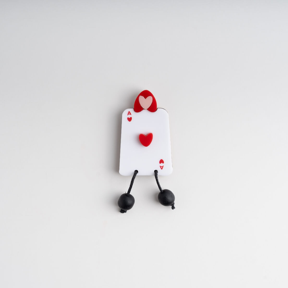 Venne Top (BLACK) & Card Soldier Brooch
