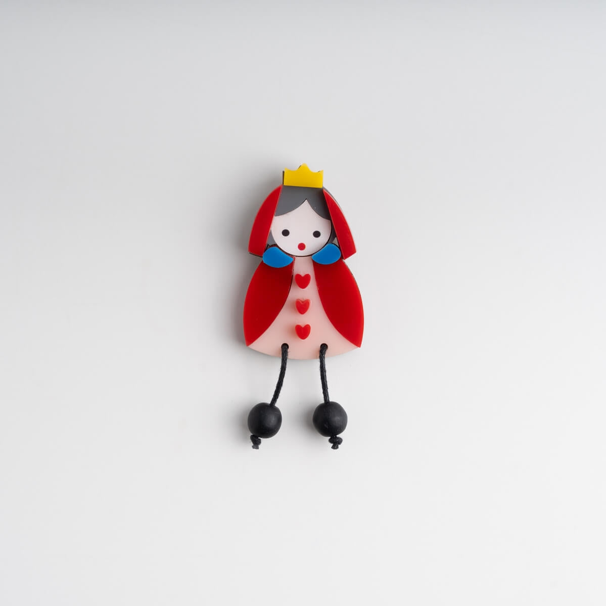 Cora Dress & Queen of Hearts Brooch
