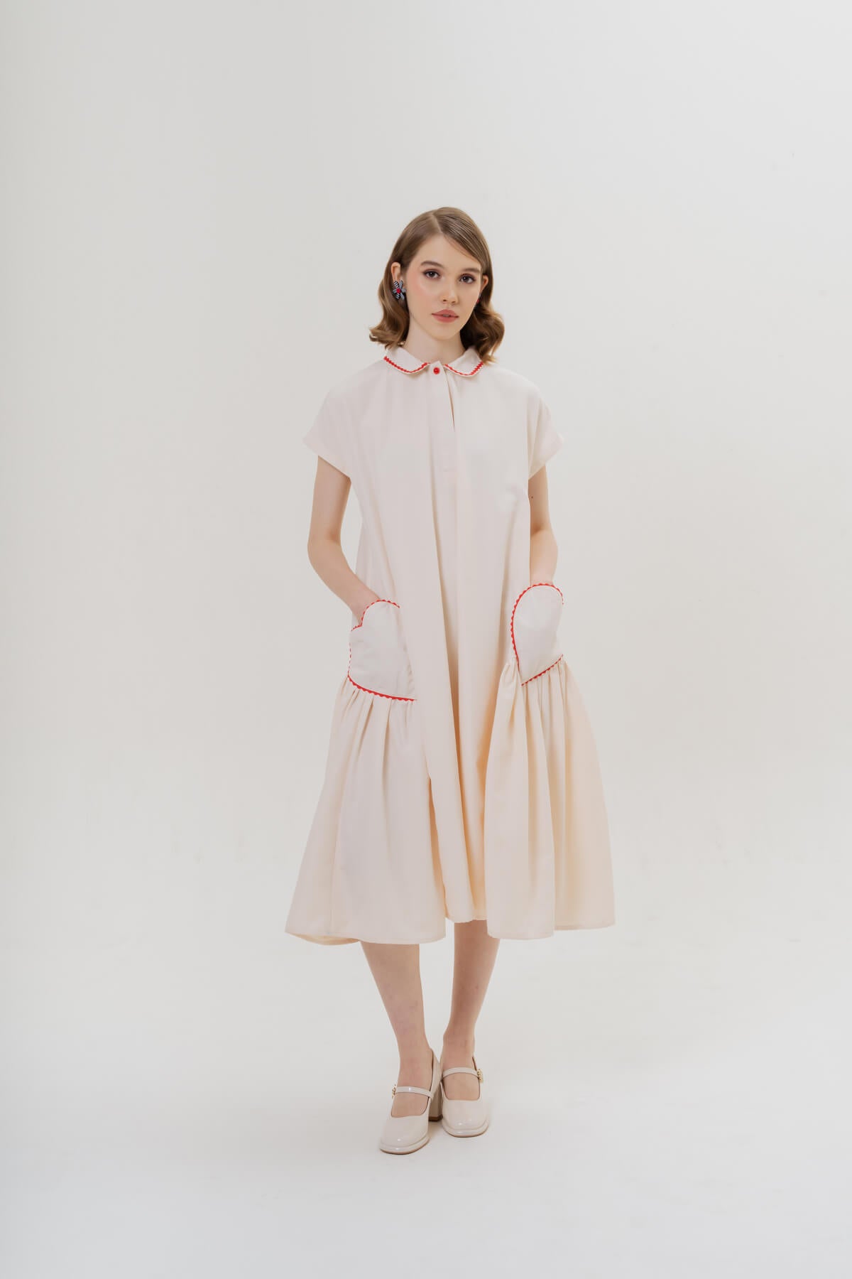 Cora Dress & Queen of Hearts Brooch