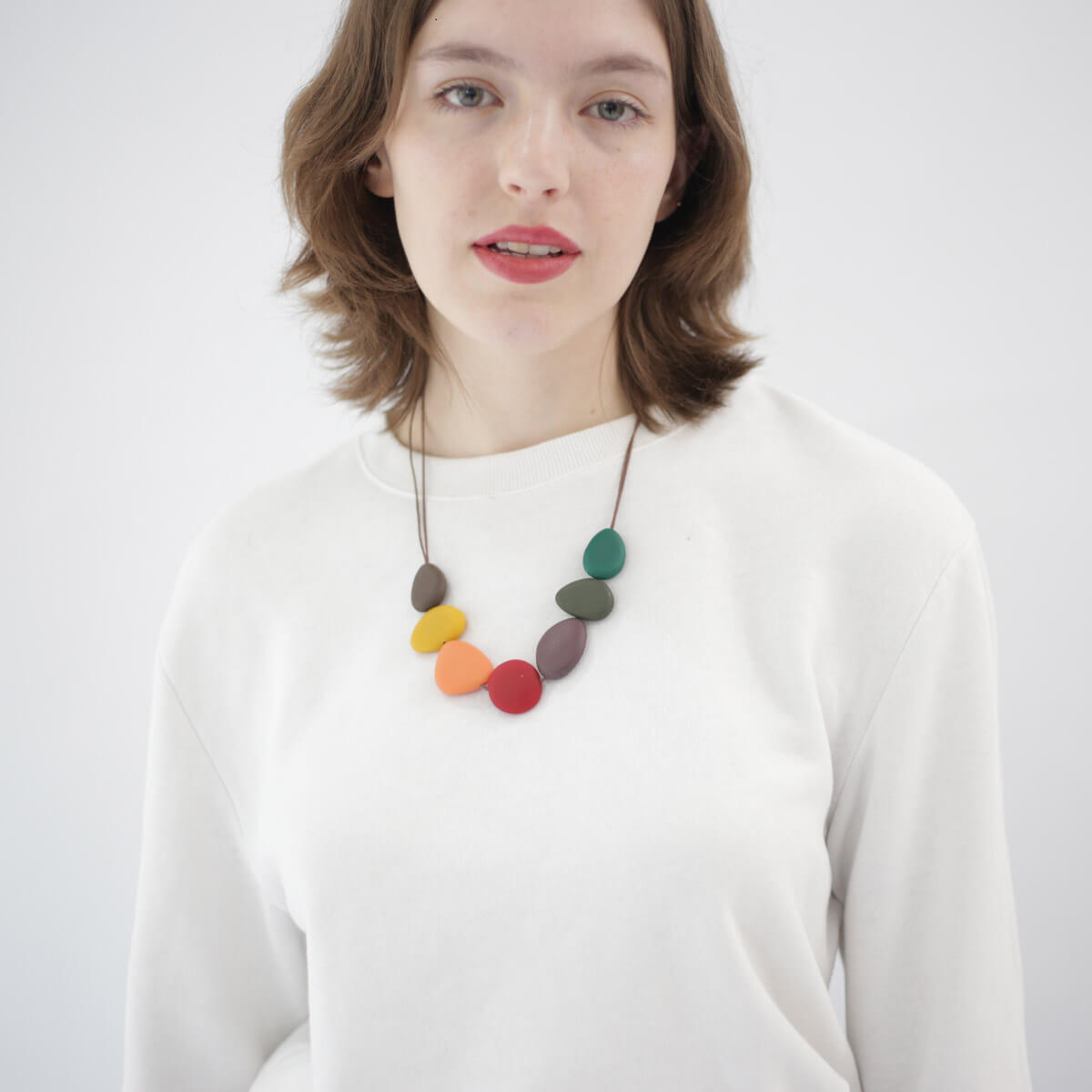 Pebbles Multicolour Autumn Necklace