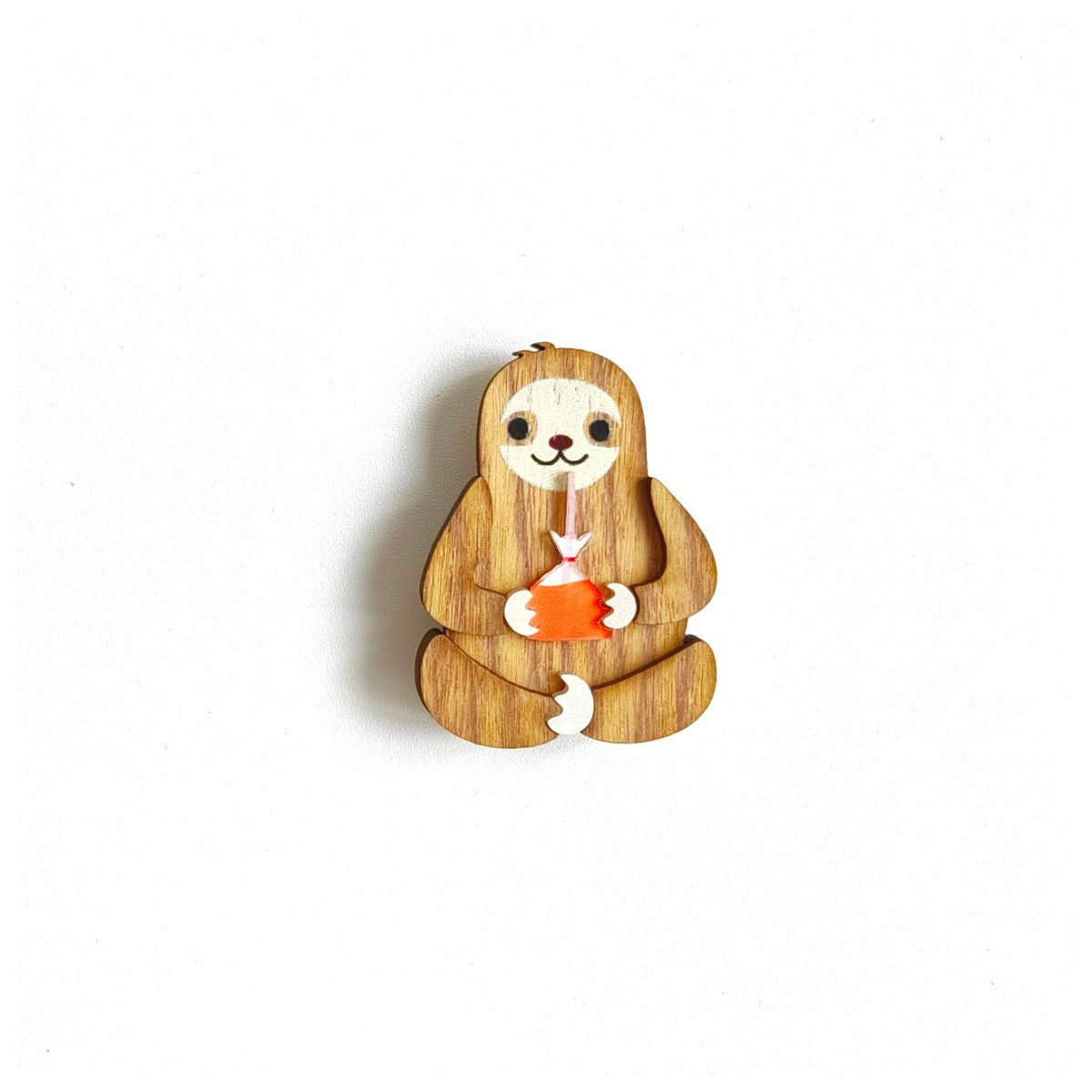 Sloth Teh Peng Brooch