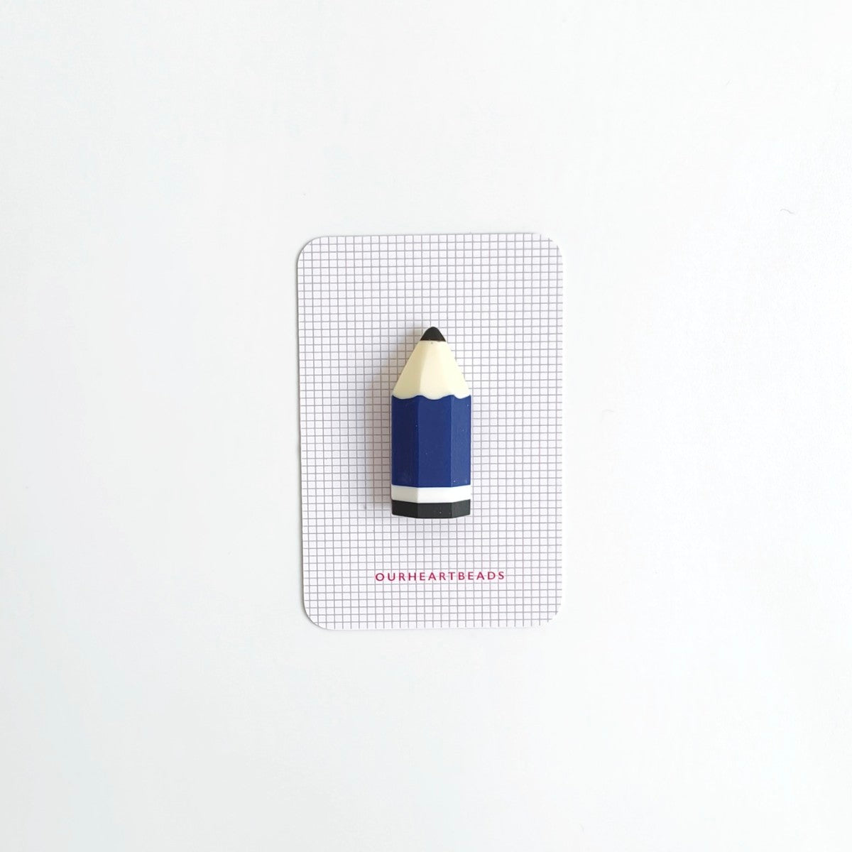 Blue Pencil Brooch