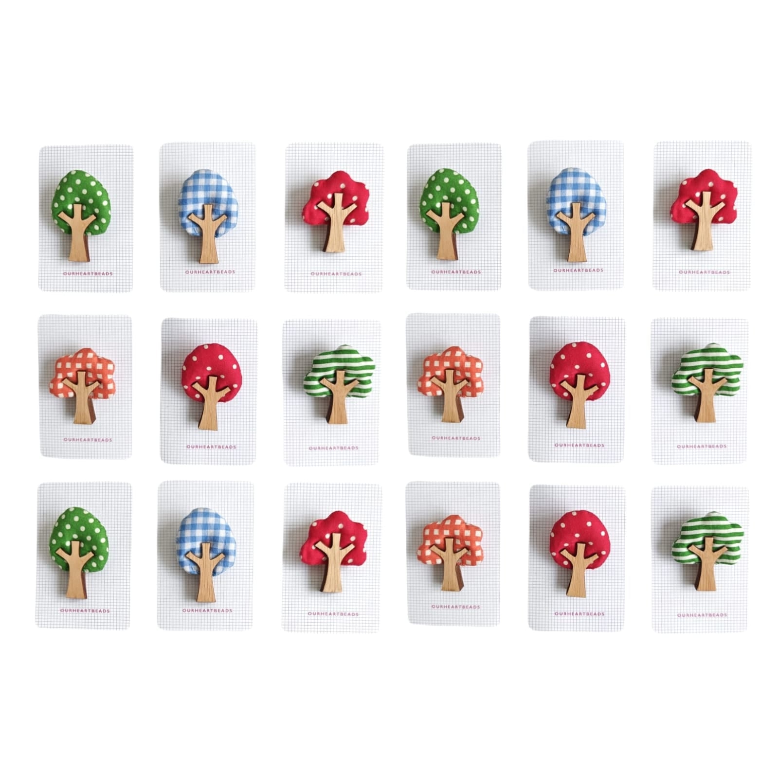 Bundle of 18 - Teachers Day Tree Brooch Bundle