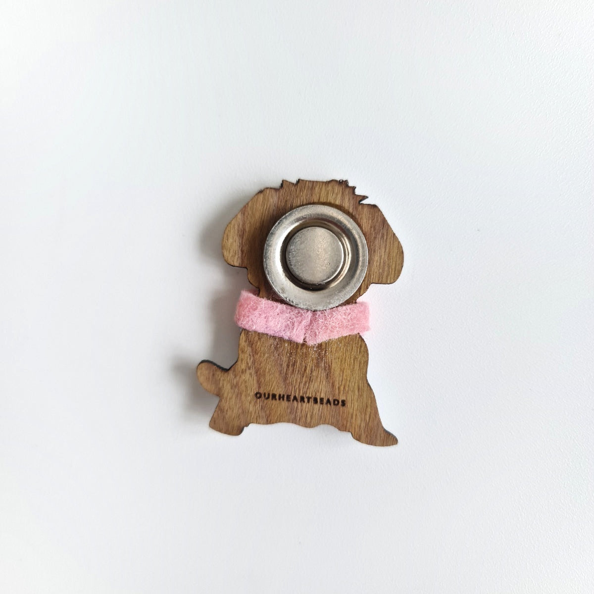 Maltese White Dog Brooch