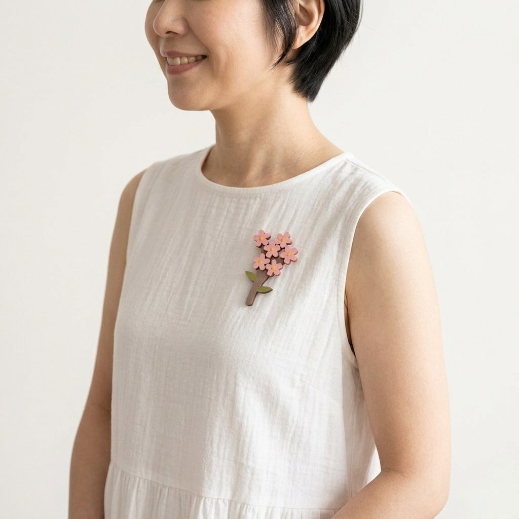 Sakura Brooch