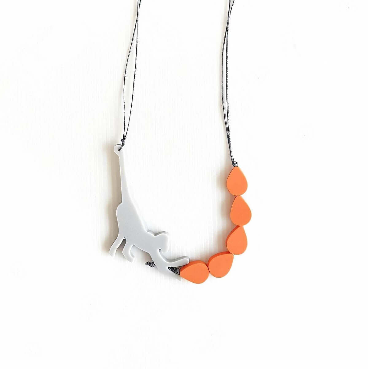 Capuchin Grey Necklace
