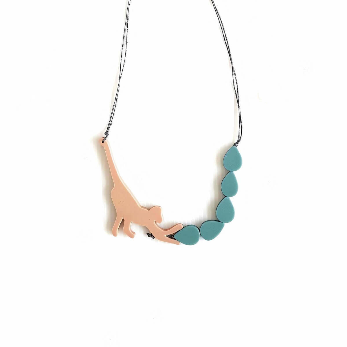 Capuchin Peach necklace