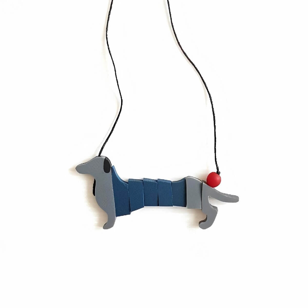 Dachshund Grey Necklace