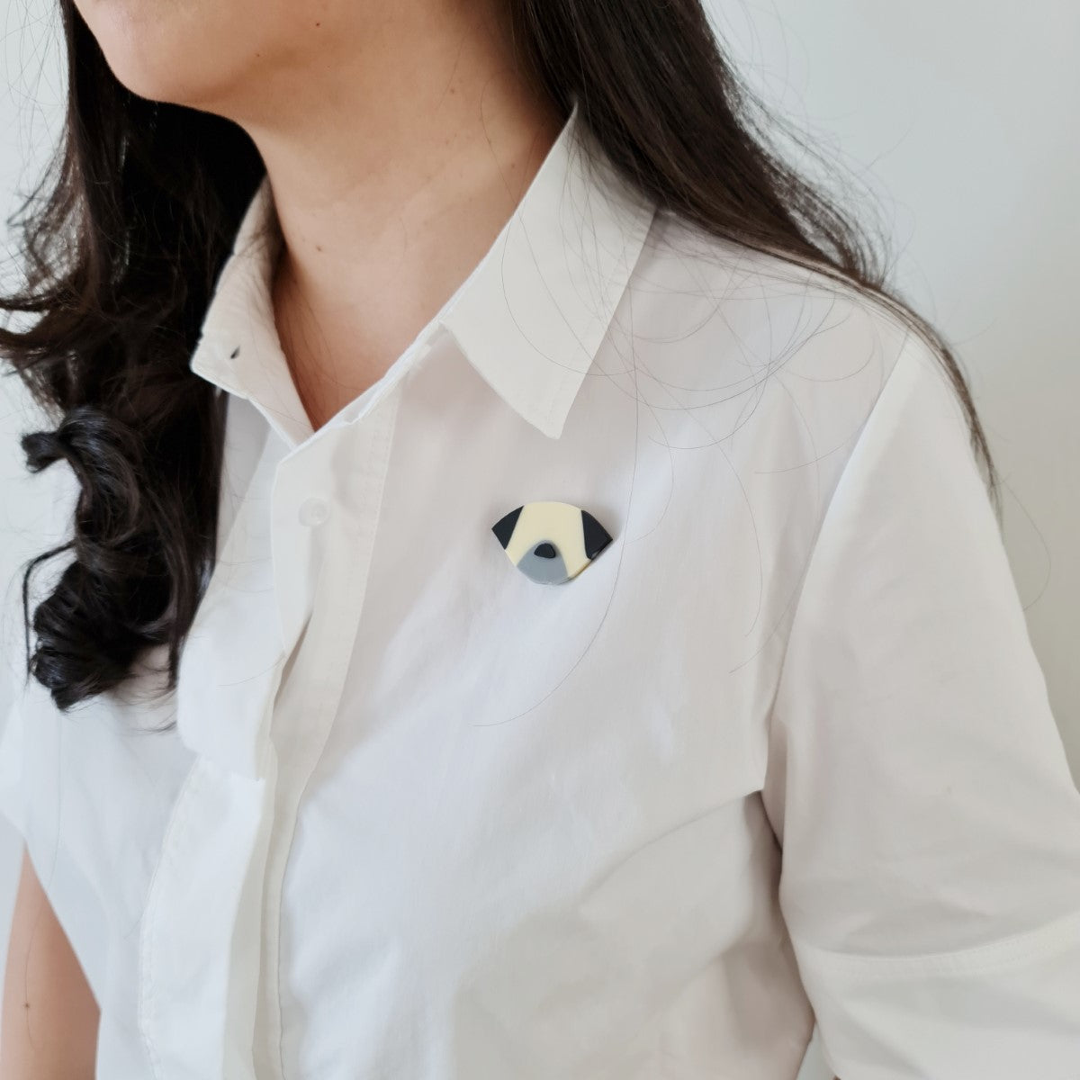 Pug Brooch