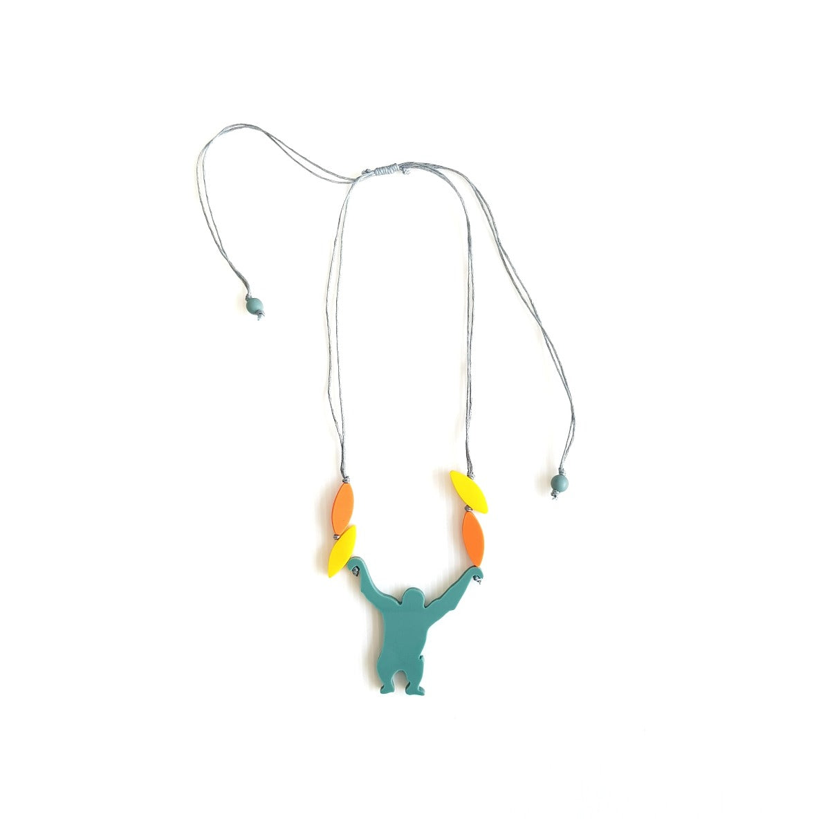 Orang Utan Green Necklace