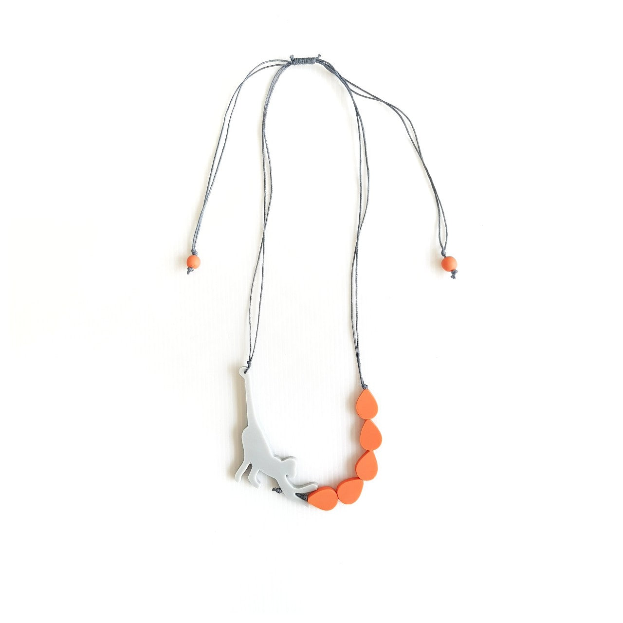 Capuchin Grey Necklace