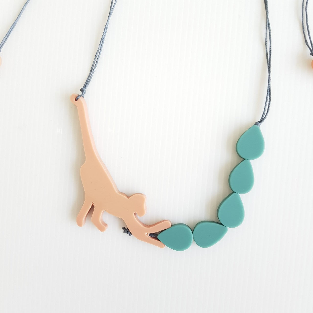 Capuchin Peach necklace