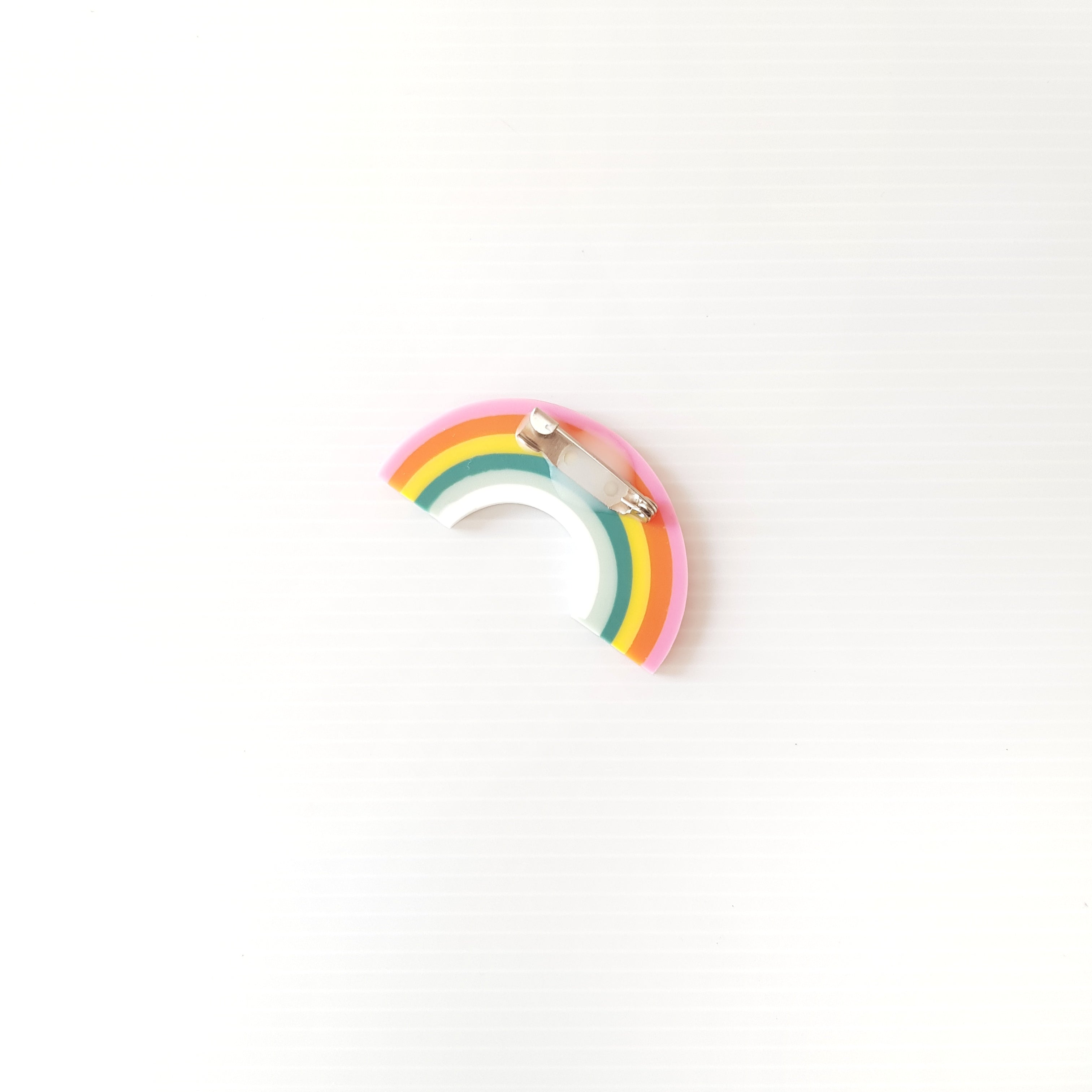 Rainbow Pastel Brooch