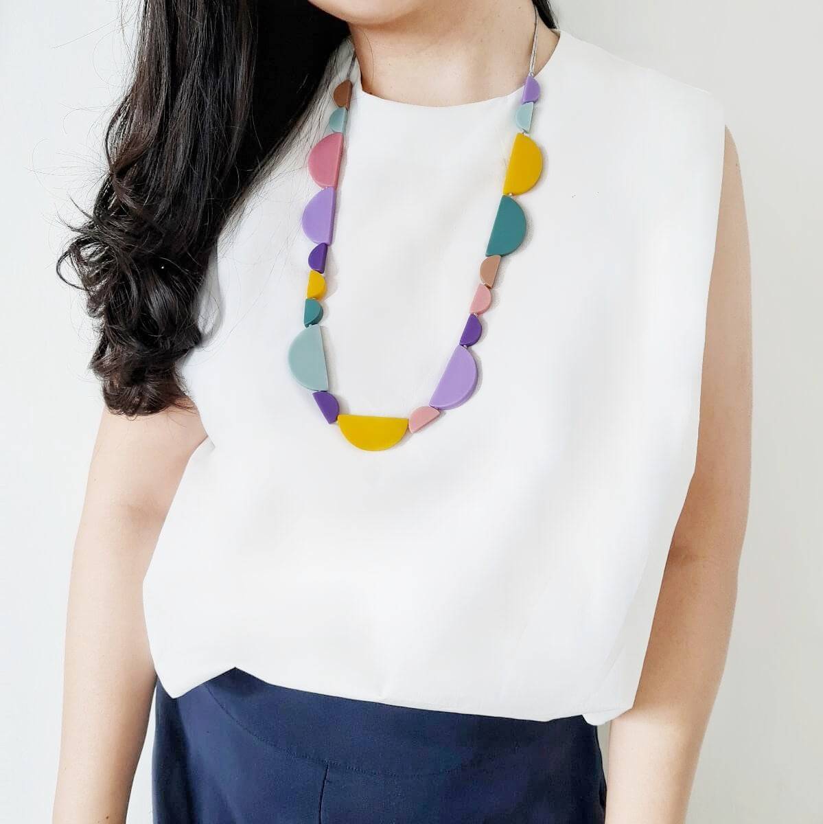 Halv Maya Pastel Multicolour Necklace