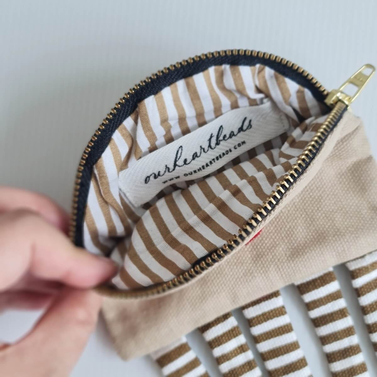 Jellyfish Khaki Pouch