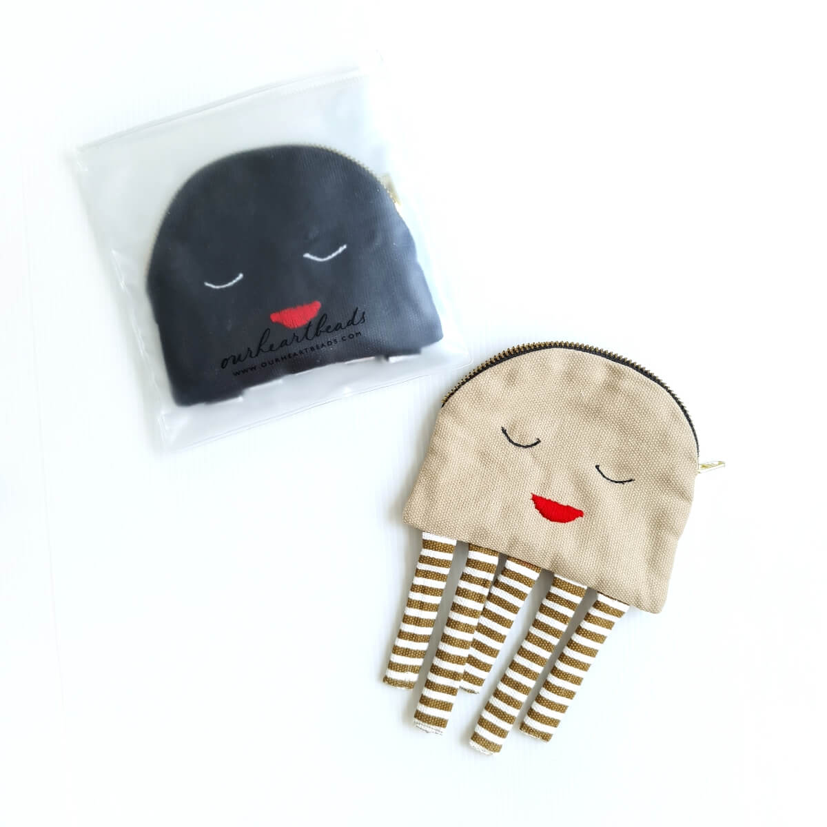 Jellyfish Khaki Pouch