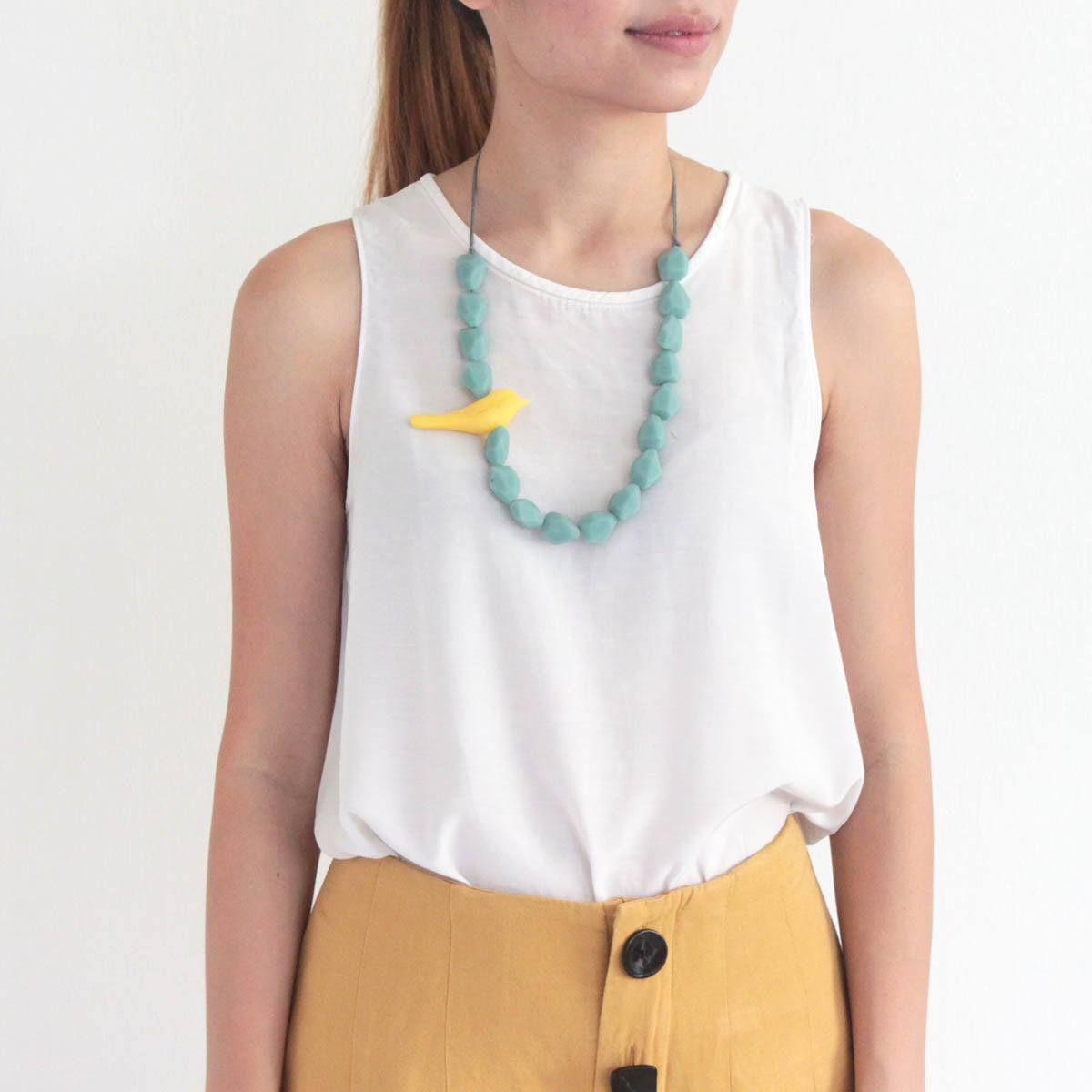 Albany Pastel Yellow Necklace