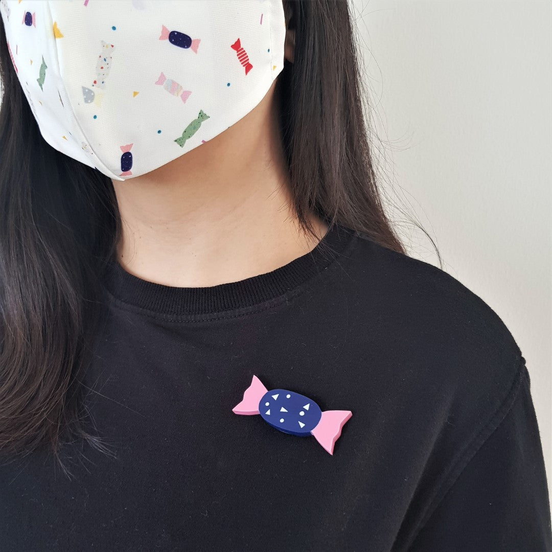 Candy Brooch - Bubble Gum