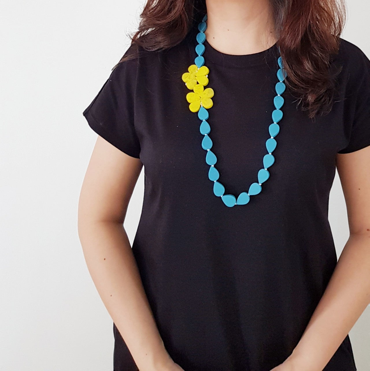 Frangipani Yellow Necklace
