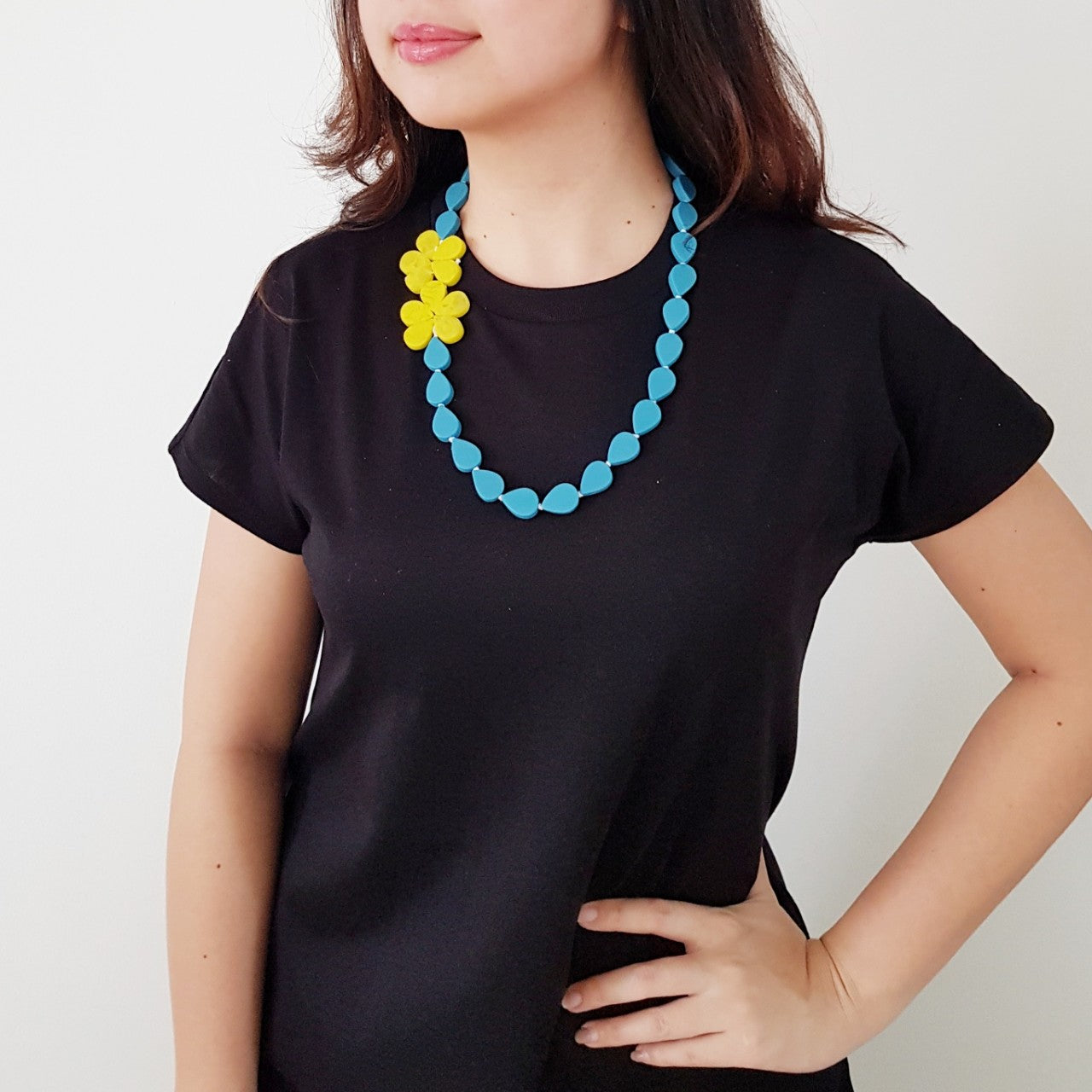 Frangipani Yellow Necklace