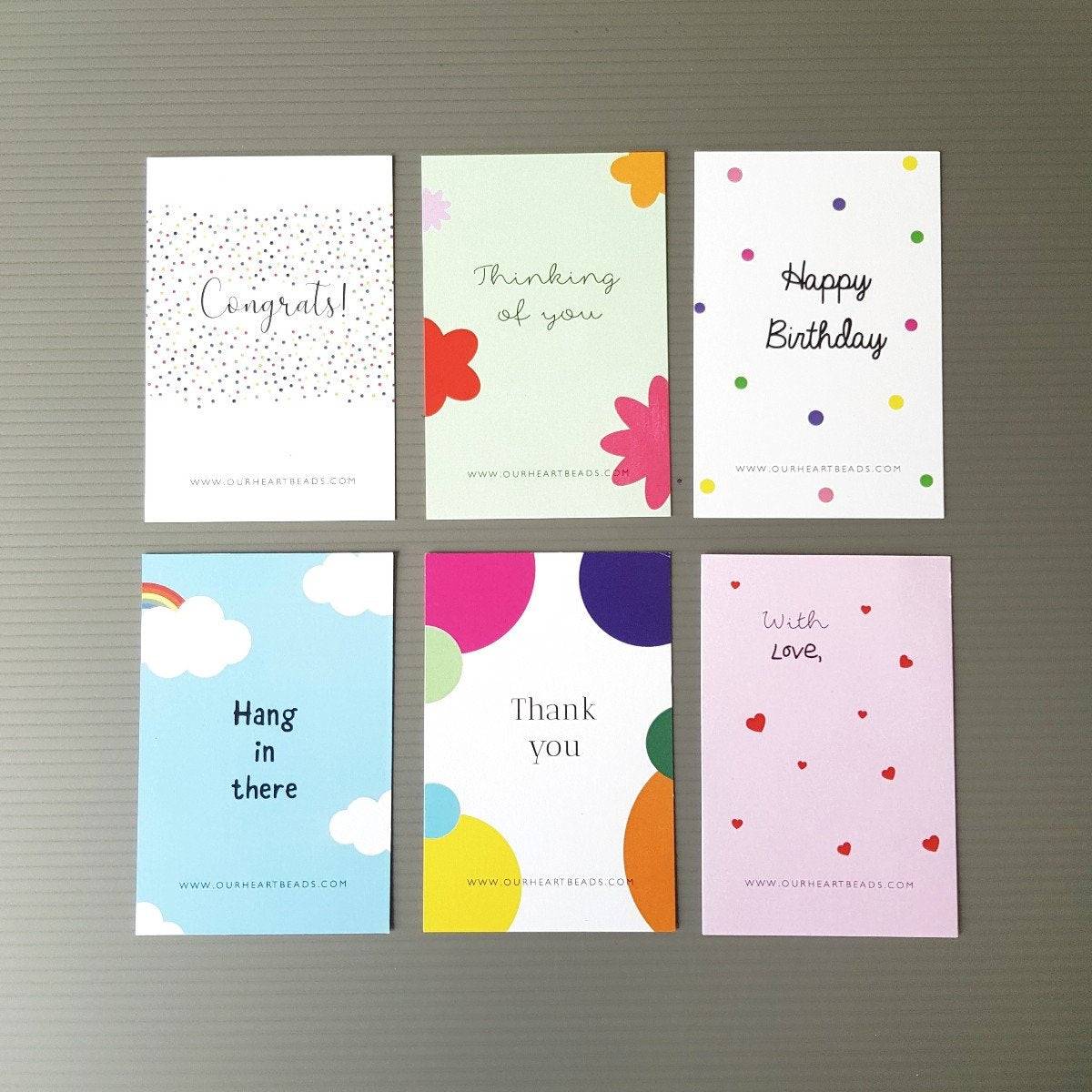 Greeting Cards (A set of 6 Cards)