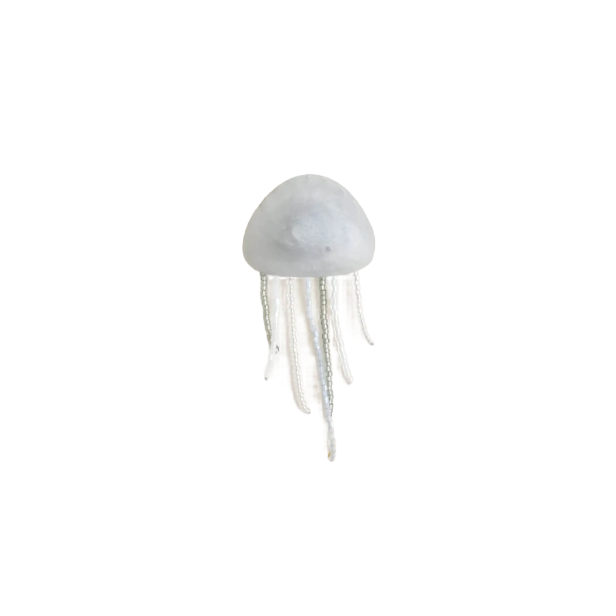 Jellyfish Silver Brooch