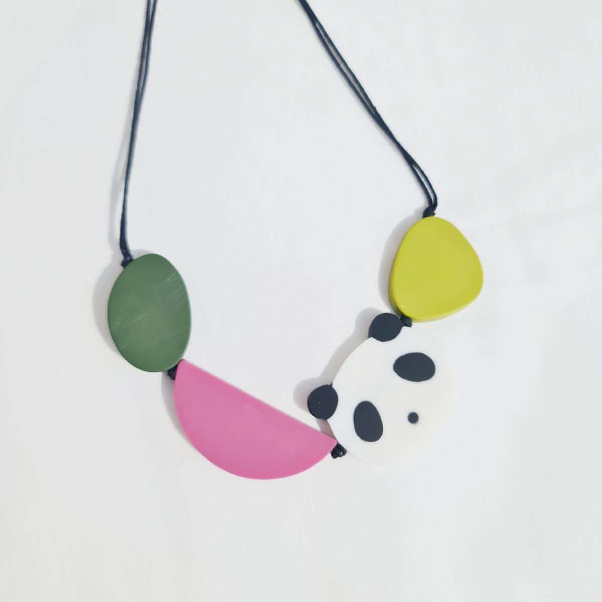 Panda Geometric Summer Necklace