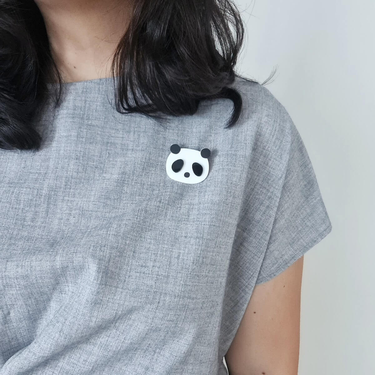 Panda Brooch