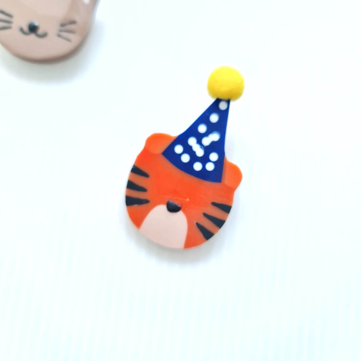 Tiger Party Hat Brooch